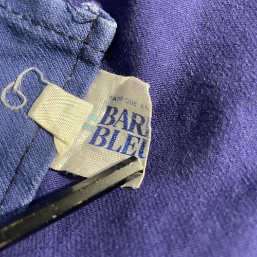 70-80s BARBE BLEU コットンツイル フレンチワークジャケット 詳細写真4