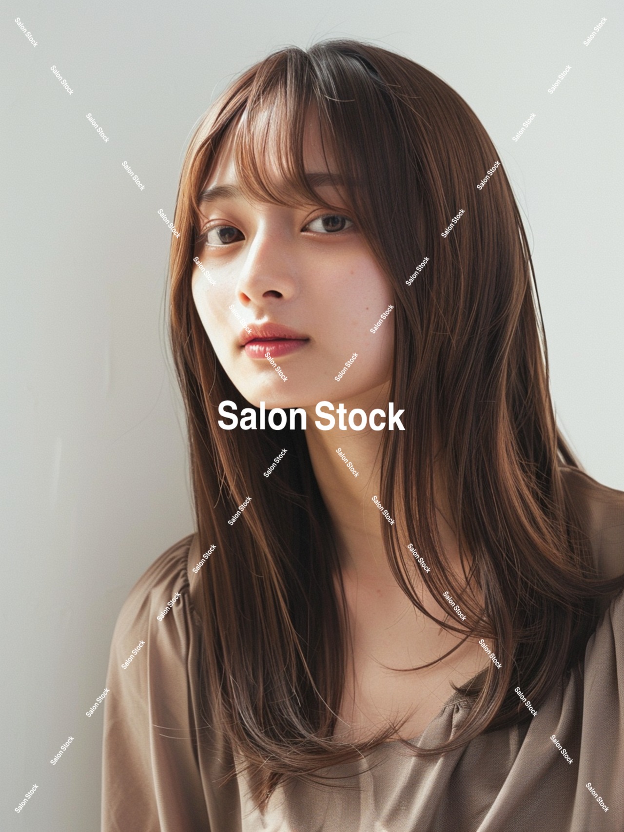 【レディース】セミロングワンカール