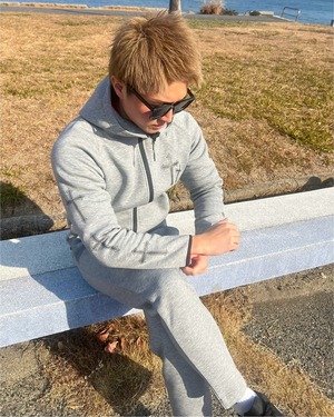 Cross Sweat Parker Gray【BS25-001】