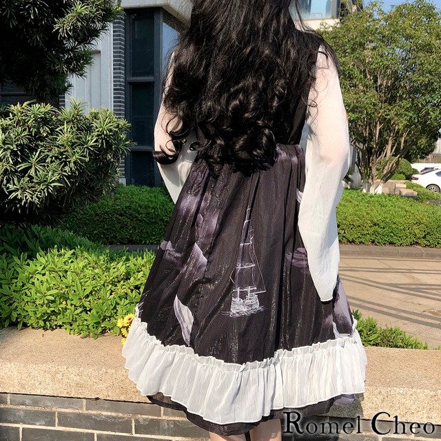 お支払い確認後日以内発送 Romelcheo シースルー 月夜 ワンピース 和風 モノトーン レデイース ベルスリーブ Aライン リボン 膝丈 透け感 ゴスロリ 白黒 服 病みかわ 原宿系 青文字系 暗黒系 ガーリー 森ガール ファッション 夏ワンピース ロメルチェオ Romelcheo お支払い確認後日以内発送 Romelcheo シースルー 月夜 ワンピース 和風 モノトーン レデイース ベルスリーブ Aライン リボン 膝丈 透け感 ゴスロリ 白黒 服 病みかわ 原宿系 青文字系 暗黒系 ガーリー 森ガール ファッション 夏ワンピース ロメルチェオ Romelcheo