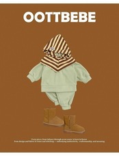 韓国子供服 / 26winter / oottbebe / ノマドボーダーバラクラバ / ベビー&キッズ / 冬服 *S~M*