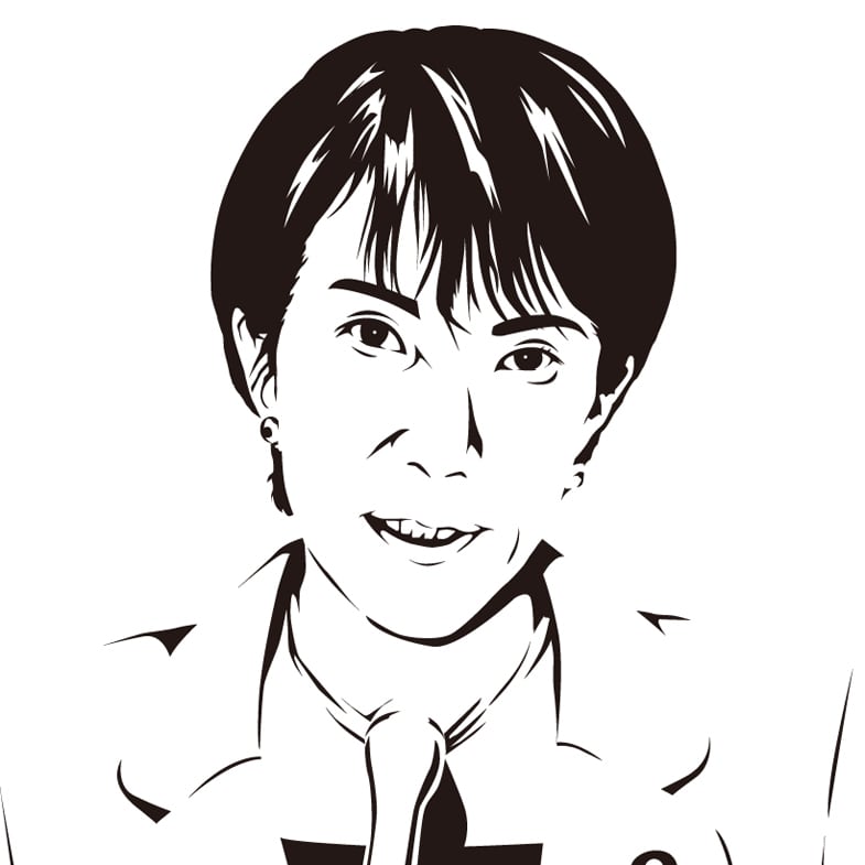 ひと味違う自己紹介」似顔絵シルエット描きます。 | reolabo