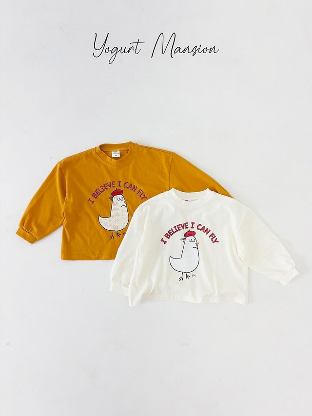 【取寄】yogurt mansion｜i can fly tee｜アイキャンフライT｜XS-JM｜kids&jr｜26 autumn