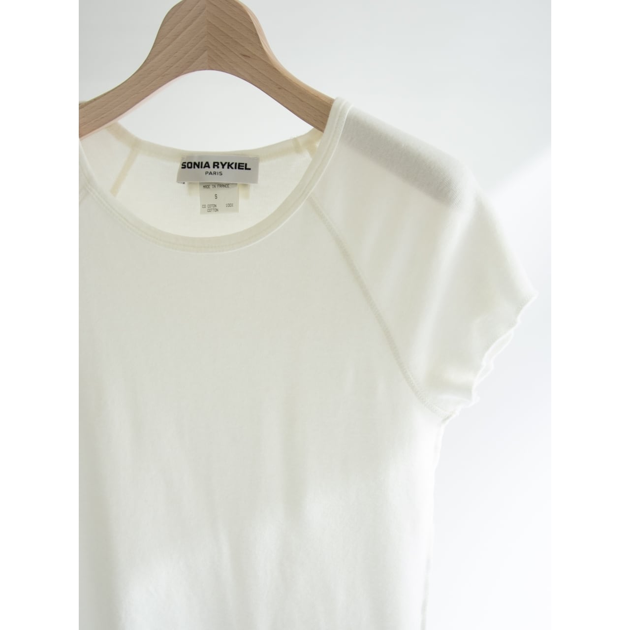 SONIA RYKIEL】Made in France 100% Cotton T-shirt（ソニアリキエル フランス製 コットンTシャツ） |  MASCOT/E
