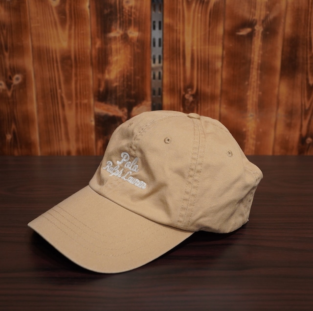 ralphlauren キャップ /レザーベルト ラルフローレン 帽子 ベージュ