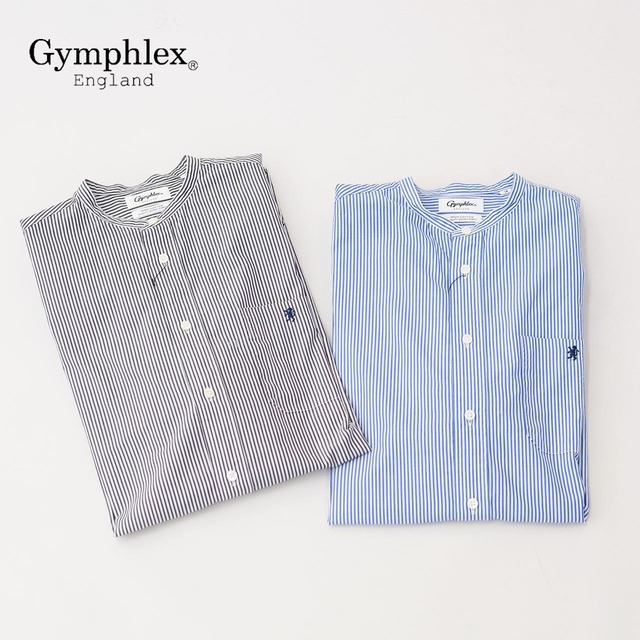 Gymphlex  [ジムフレックス] BAND COLLAR SHIRT DRESS [GY-G0064MGS] バンドカラーシャツドレス・シャツワンピース・シャツドレス・ストライプ・LADY'S [2024SS]