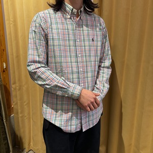 RALPH LAUREN B.D CHECK SHIRT CUSTOM FIT SIZE M