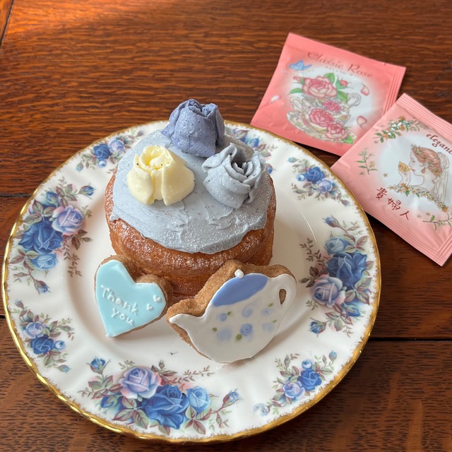 【母の日指定可】ミニ・碧いエルダーフラワーとレモンのケーキ