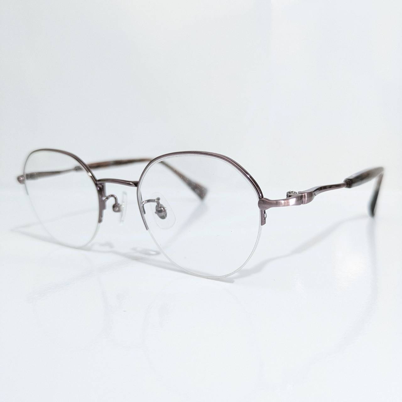 【NoNAME】 屈折率1.67遠近両用セット ナイロール ライトピンク