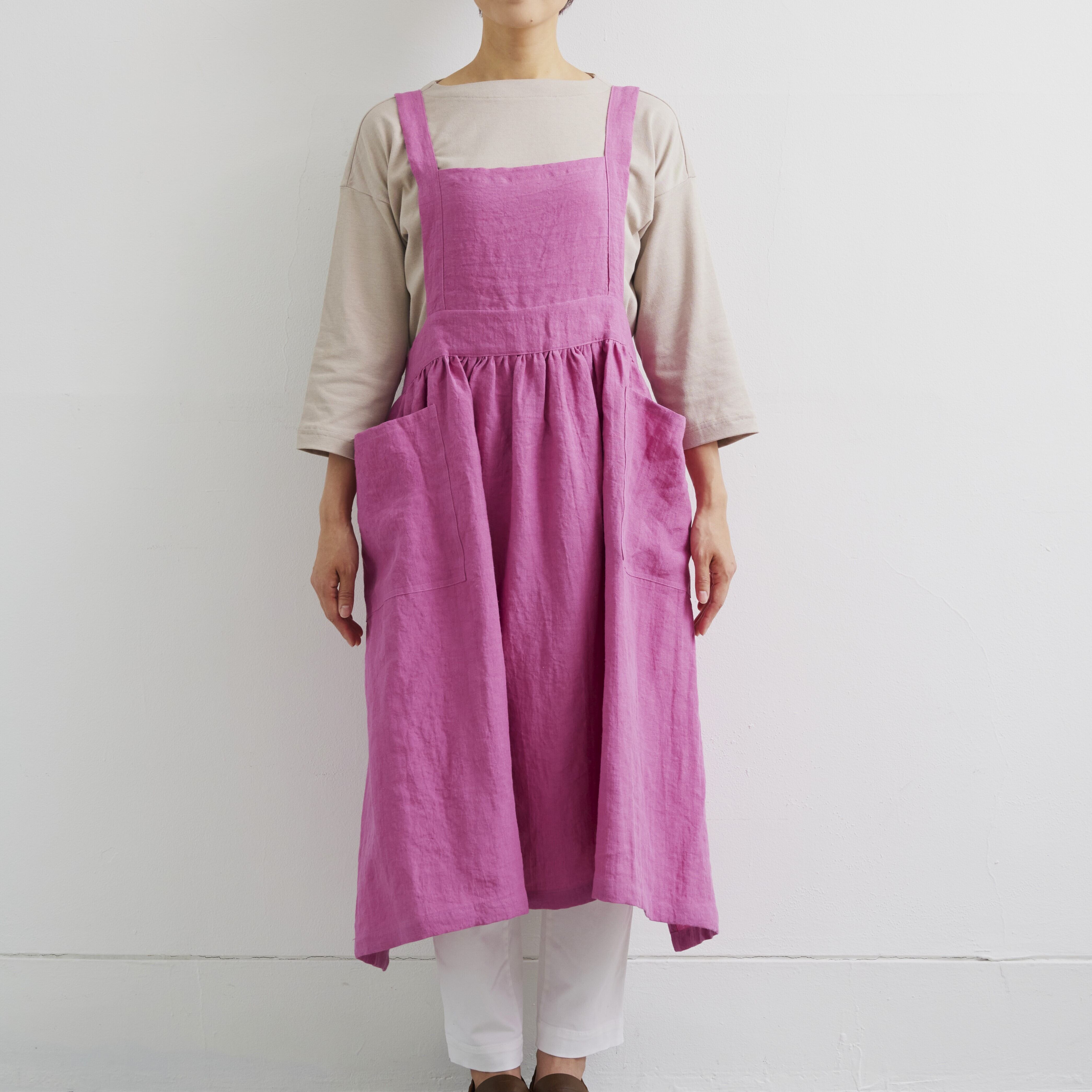 【日本未発売】POILANE ポワラーヌ リネンエプロン　麻　ユニセックス 日本未発売】POILANE ポワラーヌ リネンエプロン 麻 ユニセックス