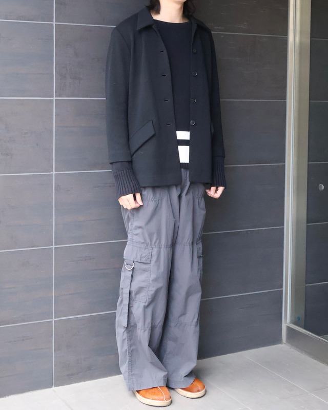 line design cotton knit