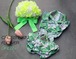 予約【HAPPYJJANGGU】Cross Bikini Flower《Green》