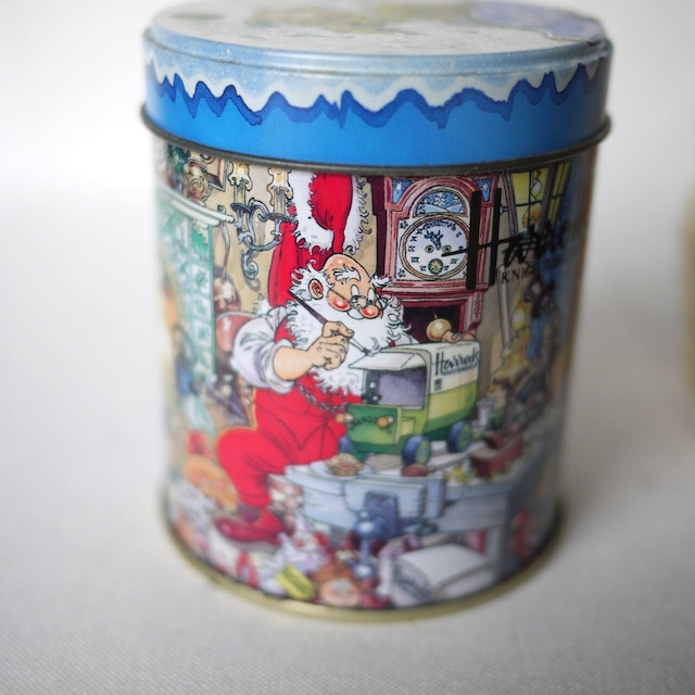 ハロッズ vintageクリスマス缶 イギリス