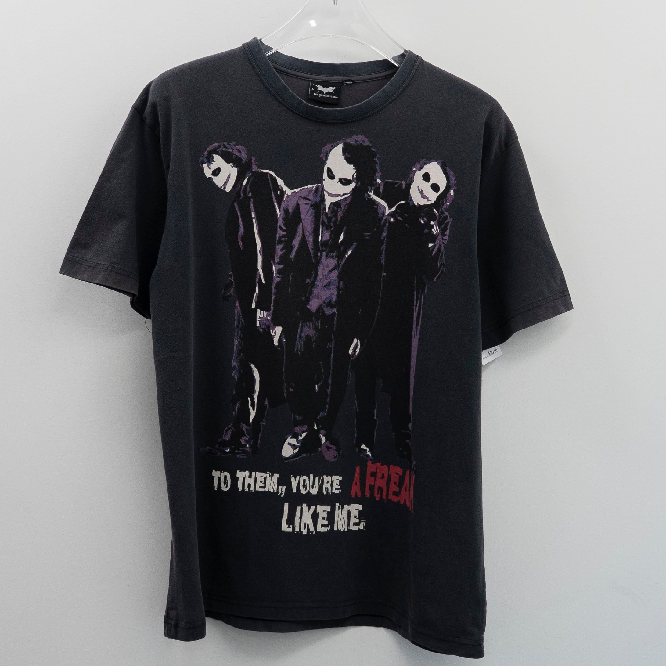 The Dark Knight " Batman Movie Promo Joker " Original Tag Fits L 【A7-83】