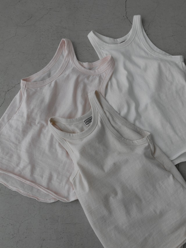 【4/18-4/23先行受注商品】cup-in recycled fabric american sleeve tops