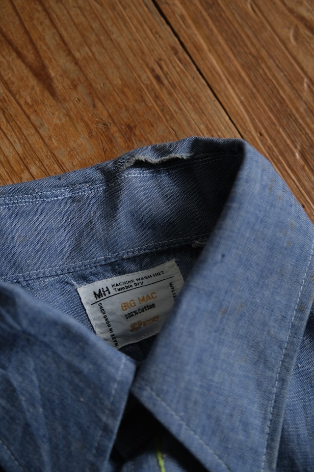Utah/70's "BIG MAC" chambray shirt