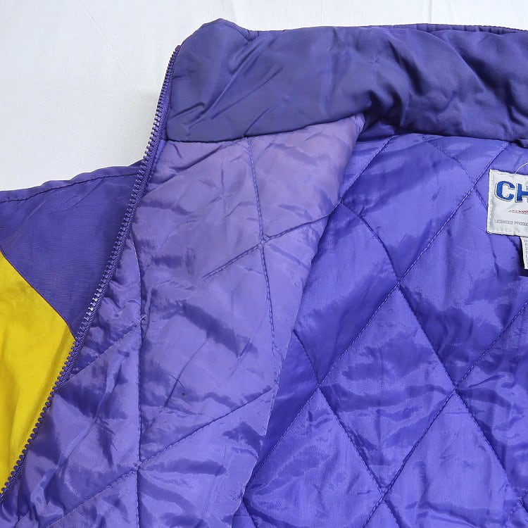 古着 90年代 Chalk Line NFL ミネソタ・バイキングス 中綿 ナイロン