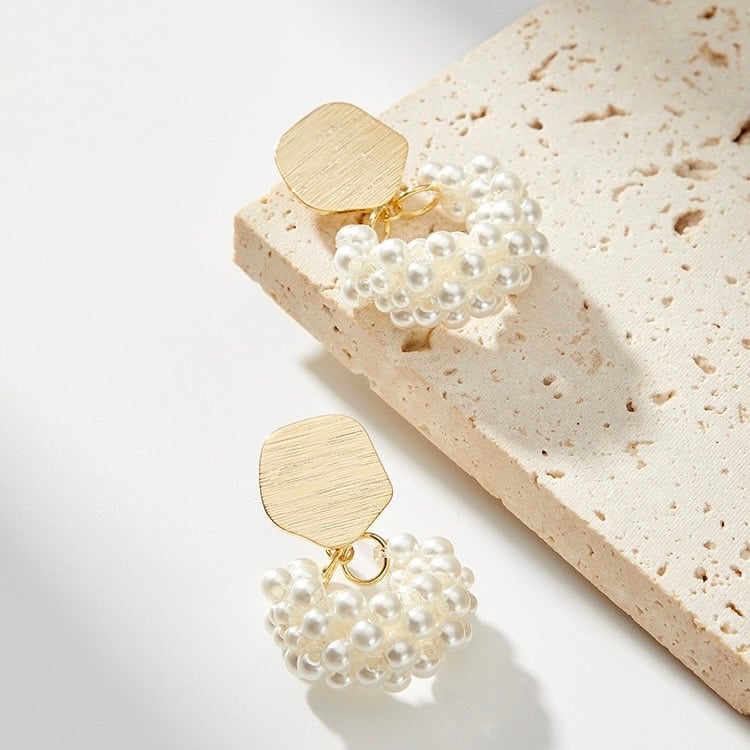 パールビーズピアス 230460