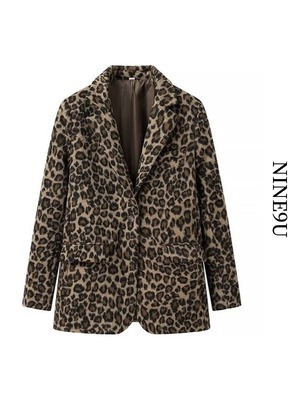 wool leopard jacket【NINE9794】