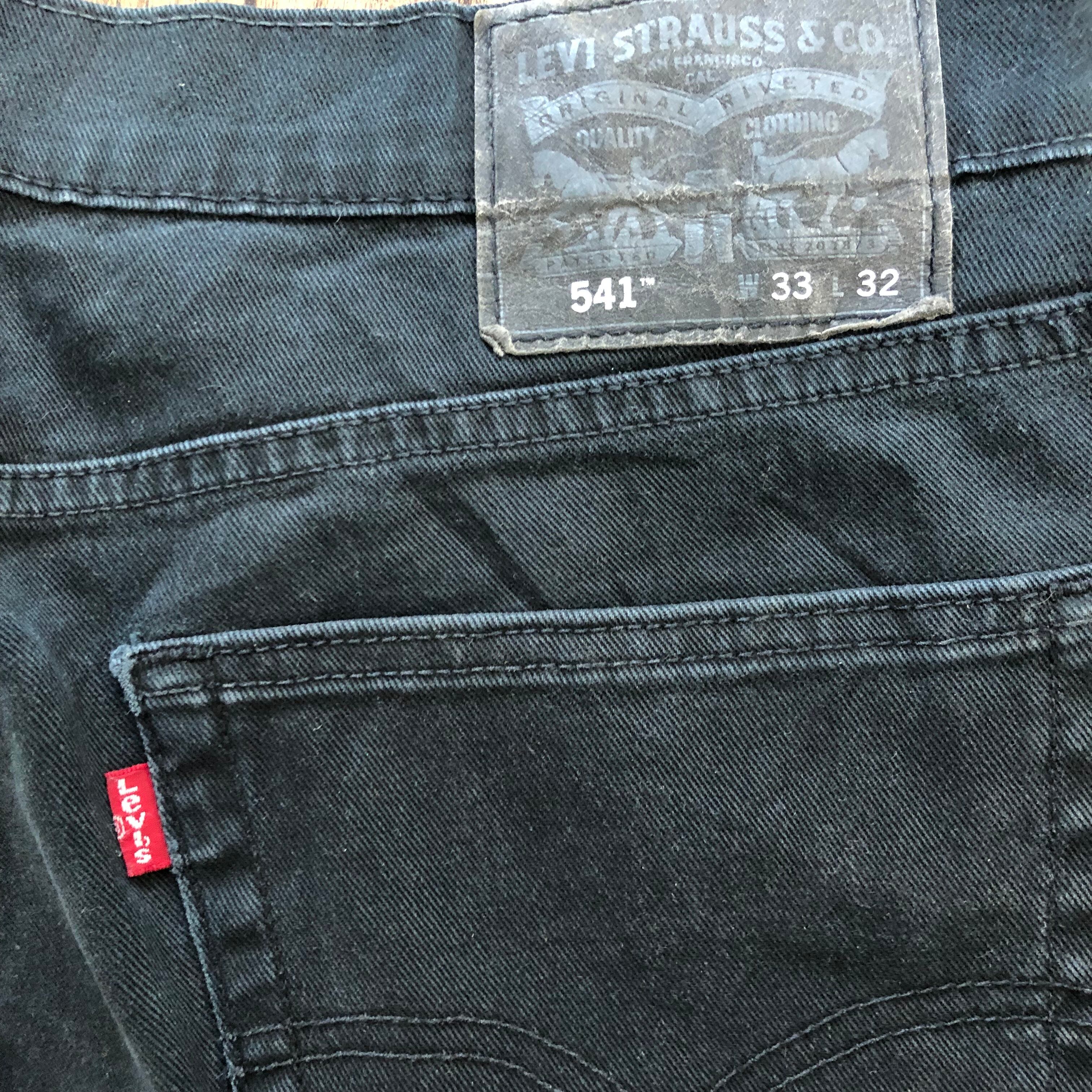 80s~90s USA製 Levi's リーバイス 540 ブラックデニムパンツ アメカジ  ブラック (メンズ 42×32)   N9361