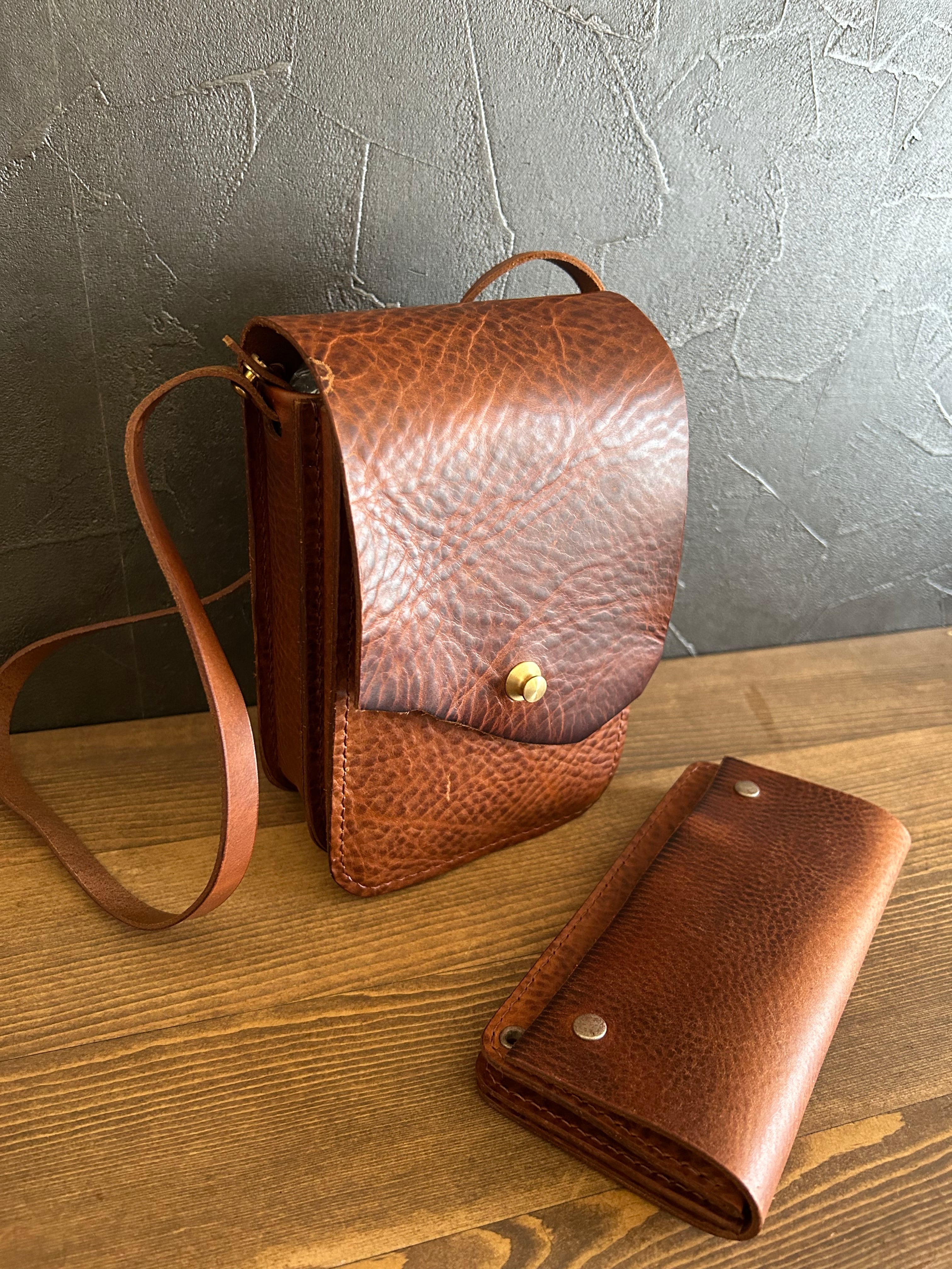 イタリアンレザー コンパクトショルダーポーチ | Atelier.Pur ／ 工房