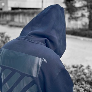 【OFF-WHITE】WAVE OUTL DIAG SLIM ZIP HOODIE(BLACK/WHITE)