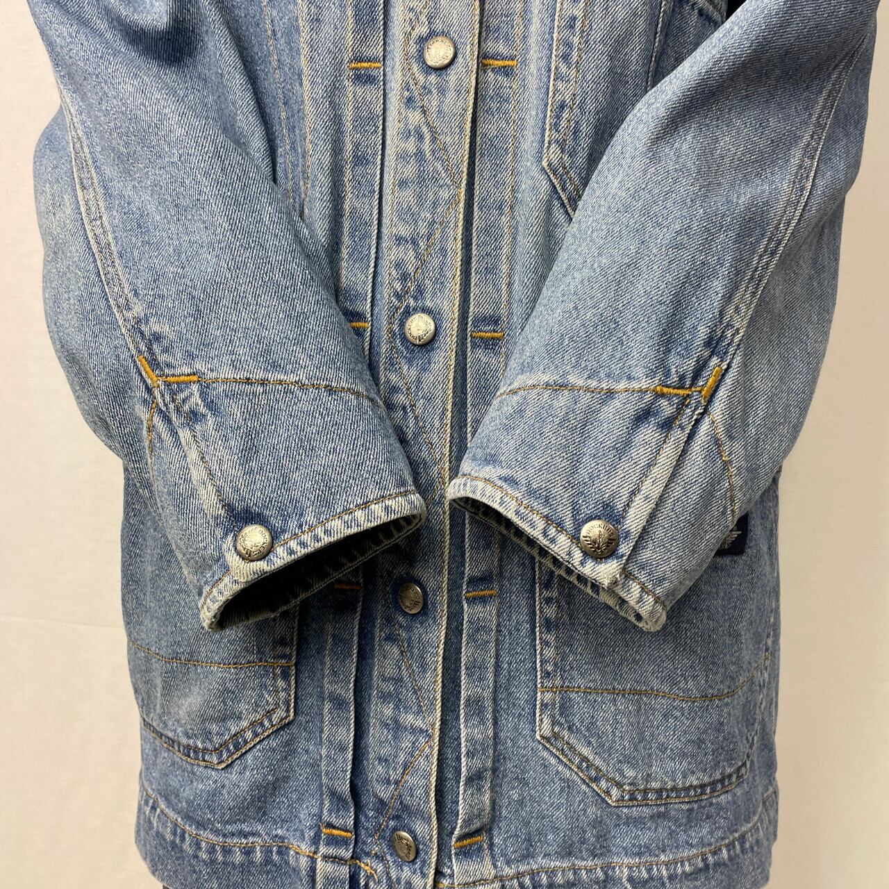 90年代 USA製 DOCKERS ドッカーズ デニム カバーオール レディースL 