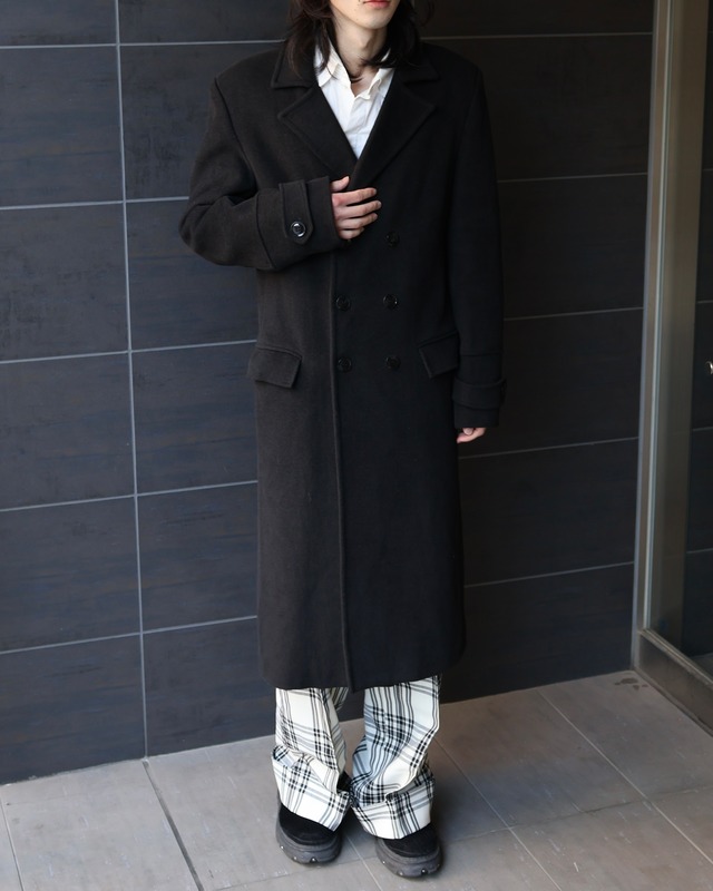double breasted 6b long coat