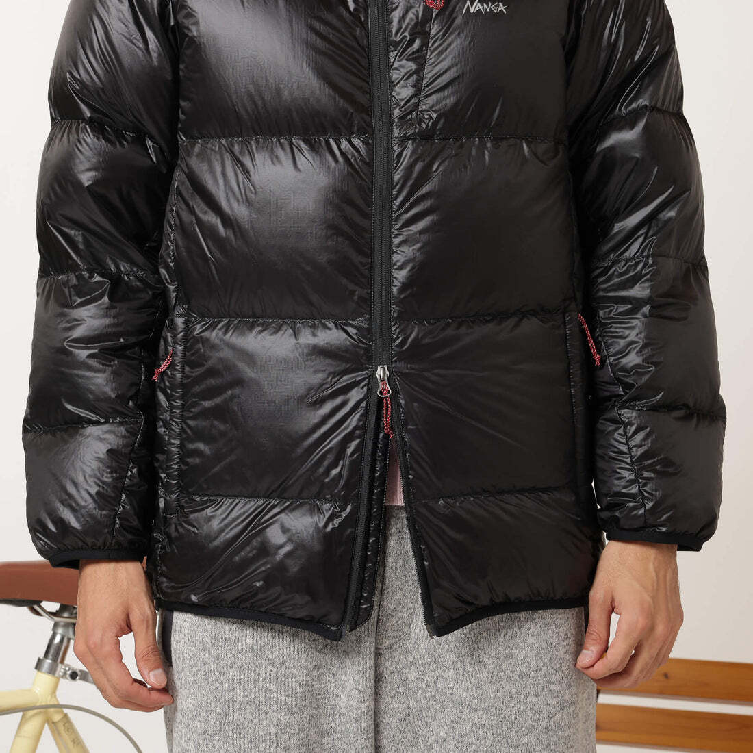 保証書付】 (NANGA)ナンガ MOUNTAIN LODGE DOWN JACKET MEN (BLK