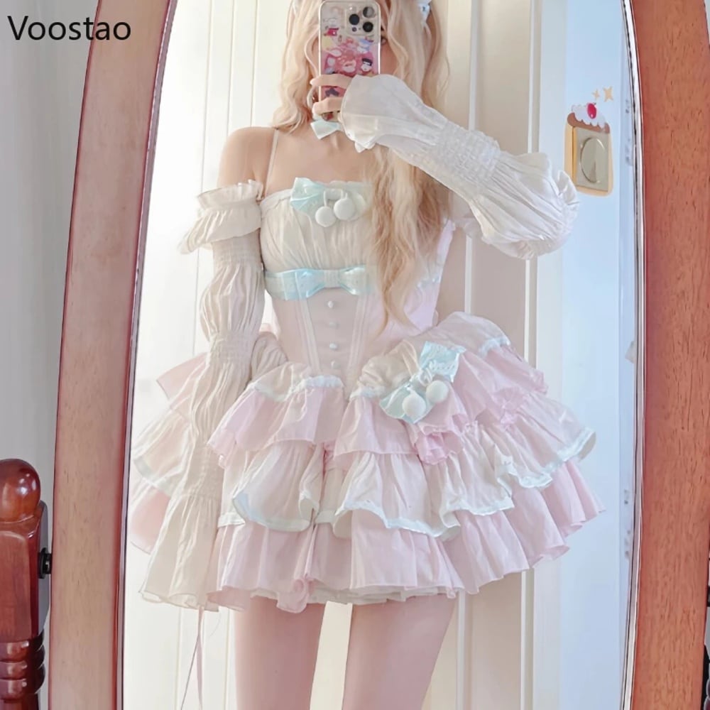 数量限定在庫あります 可愛い❤ミニロリータドレス☆お出かけ