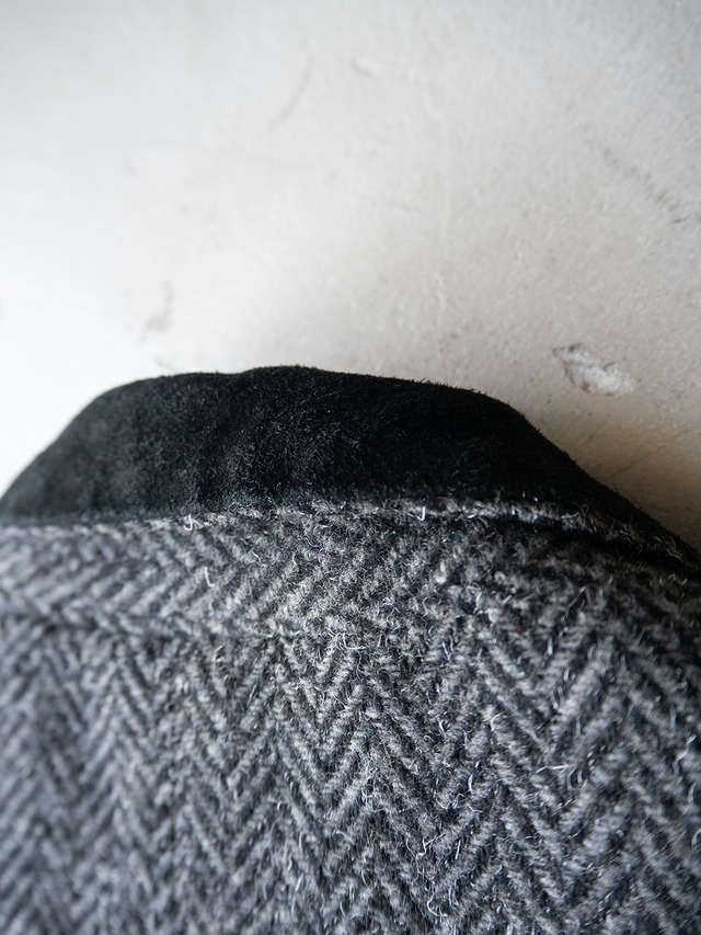 "Jaclyn Smith Classics" '90s vintage Tweed leather collared jacket