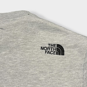 【THE NORTH FACE】直営店 限定 完売 ワンポイントロゴ 刺繍ロゴ バックロゴ スウェット トレーナー プルオーバー MEDIUM アウトドア 脇リブ 肉厚 ノースフェイス US古着