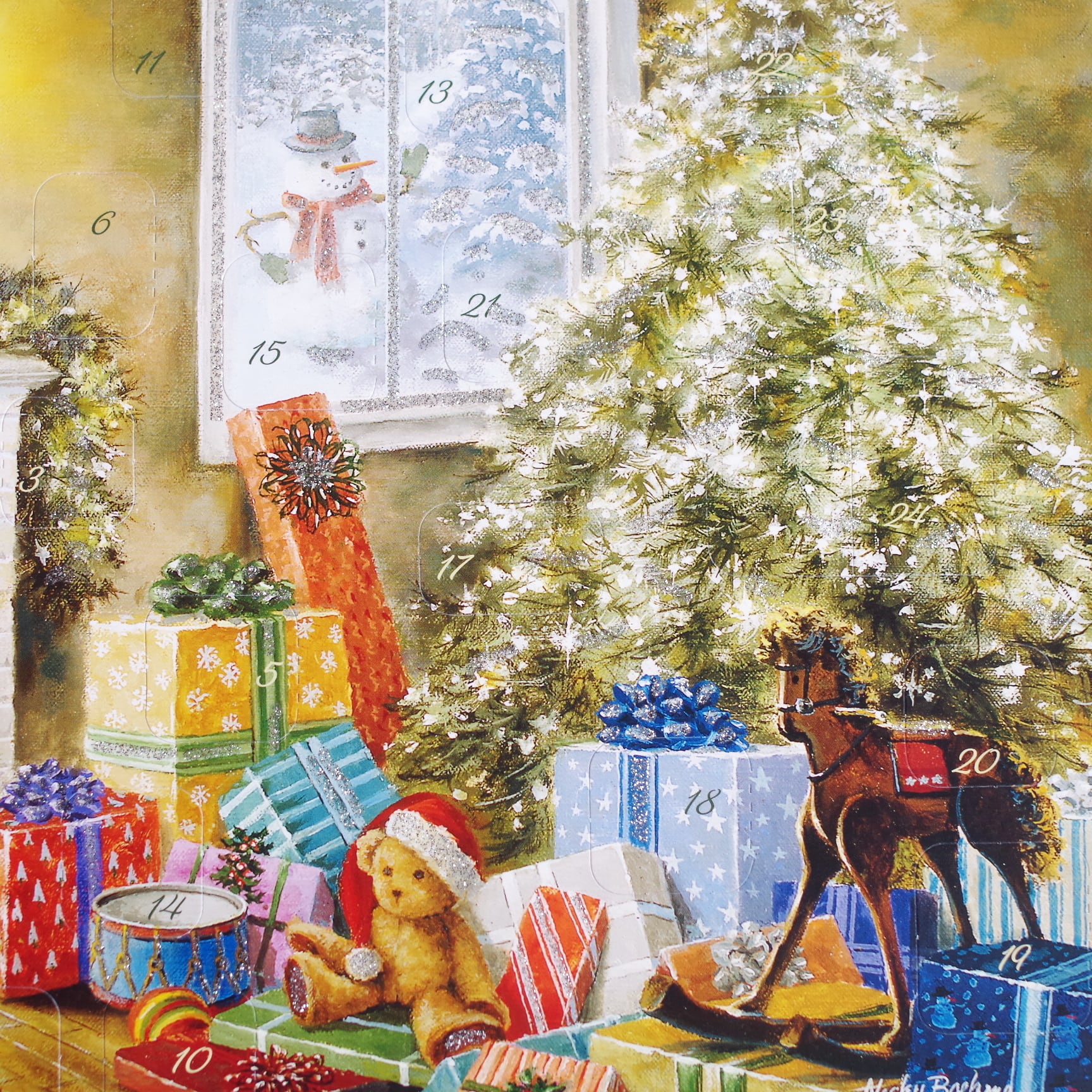 アドベントカレンダー 暖炉（A4サイズ） | 木のおもちゃ専門店