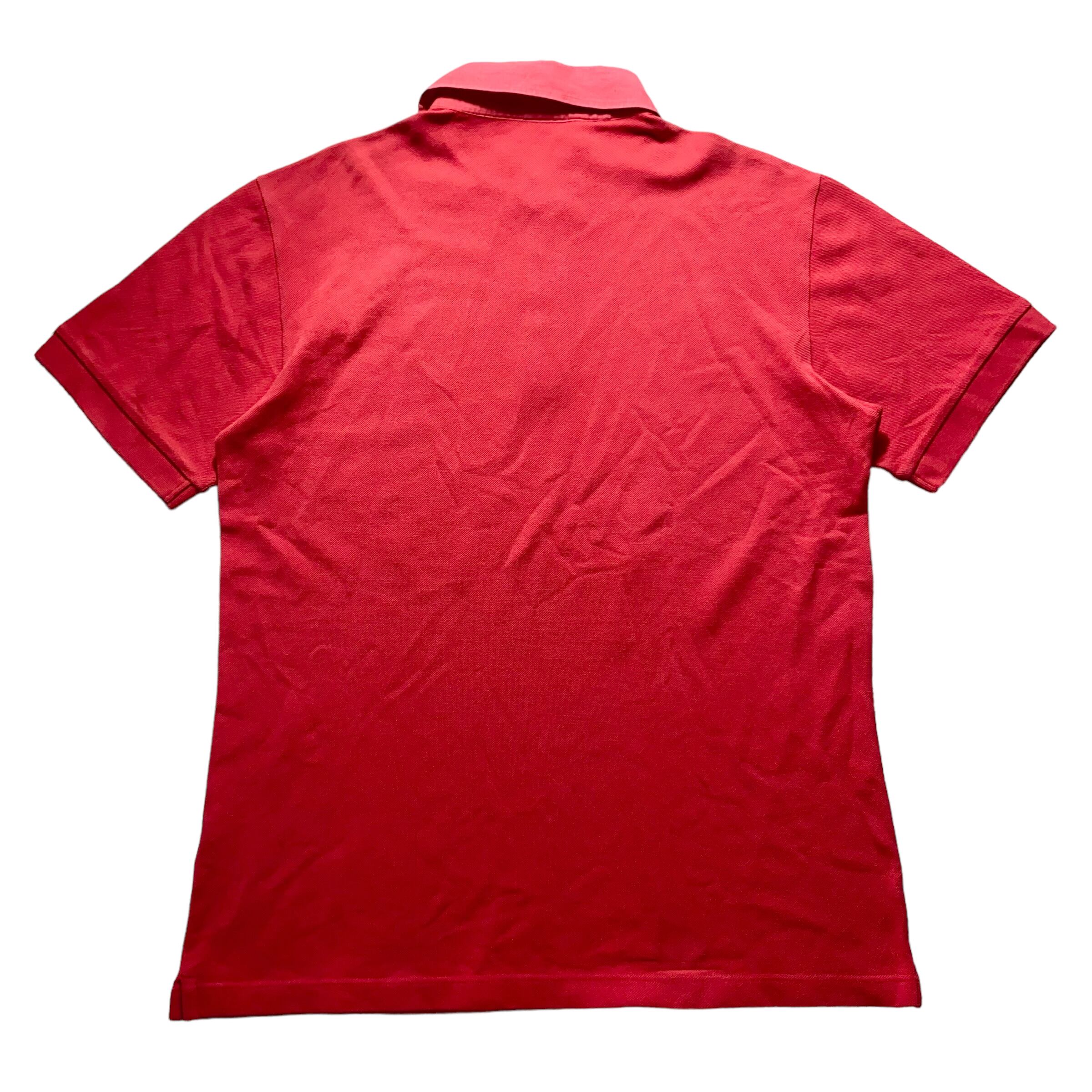 BRIONI linen switching polo shirt | NOIR ONLINE