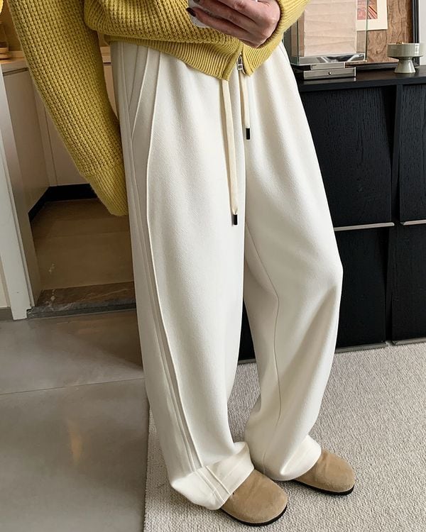 Side outseam wide pants ◇3color ◇2type TH3705