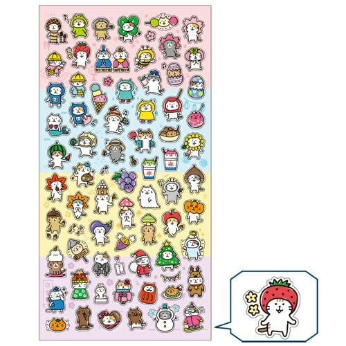 マインドウェイブシール 78338 プチプチ ねこちゃんのいちねん | てん