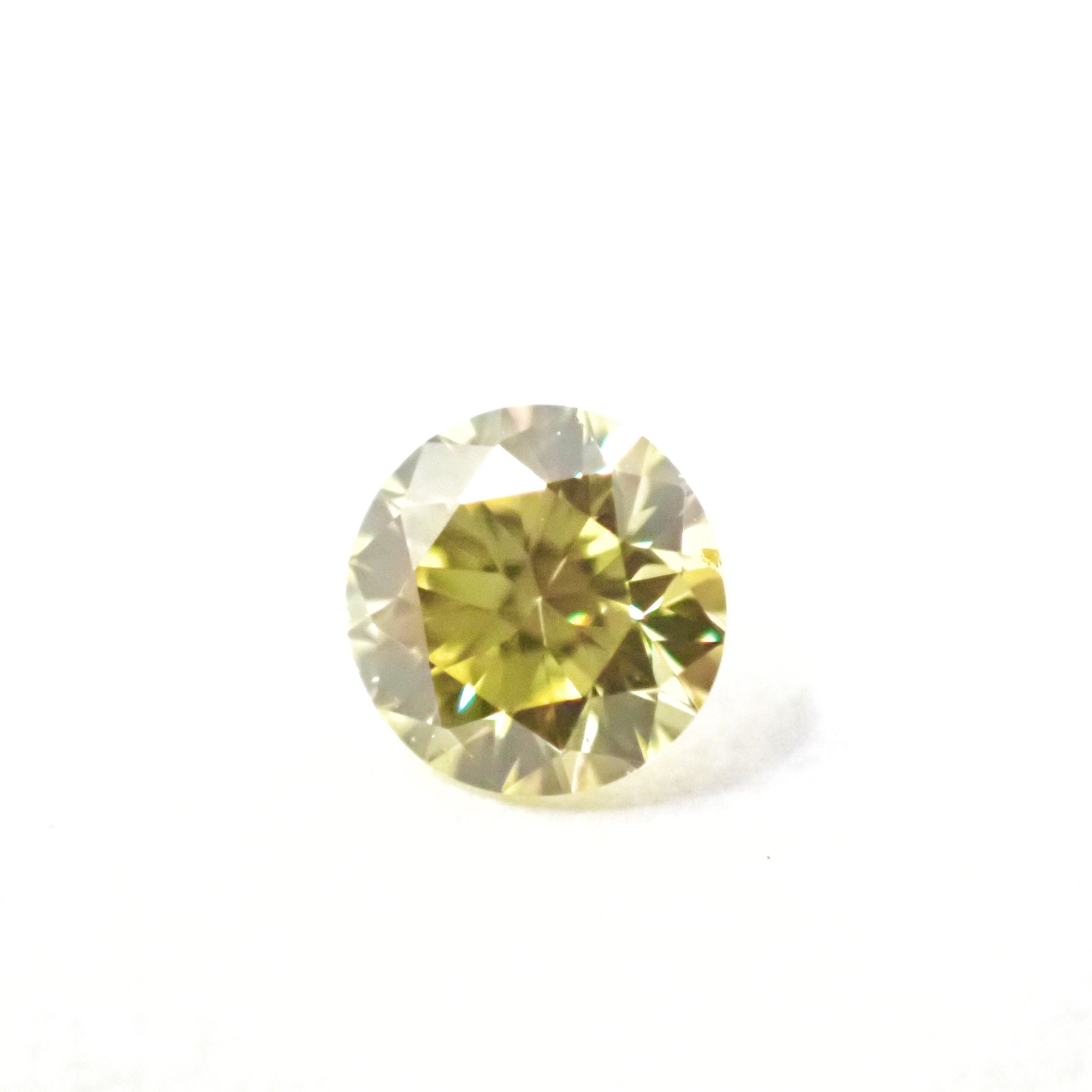 イェローダイヤモンドルース/ FANCY YELLOW/ 0.056 ct.