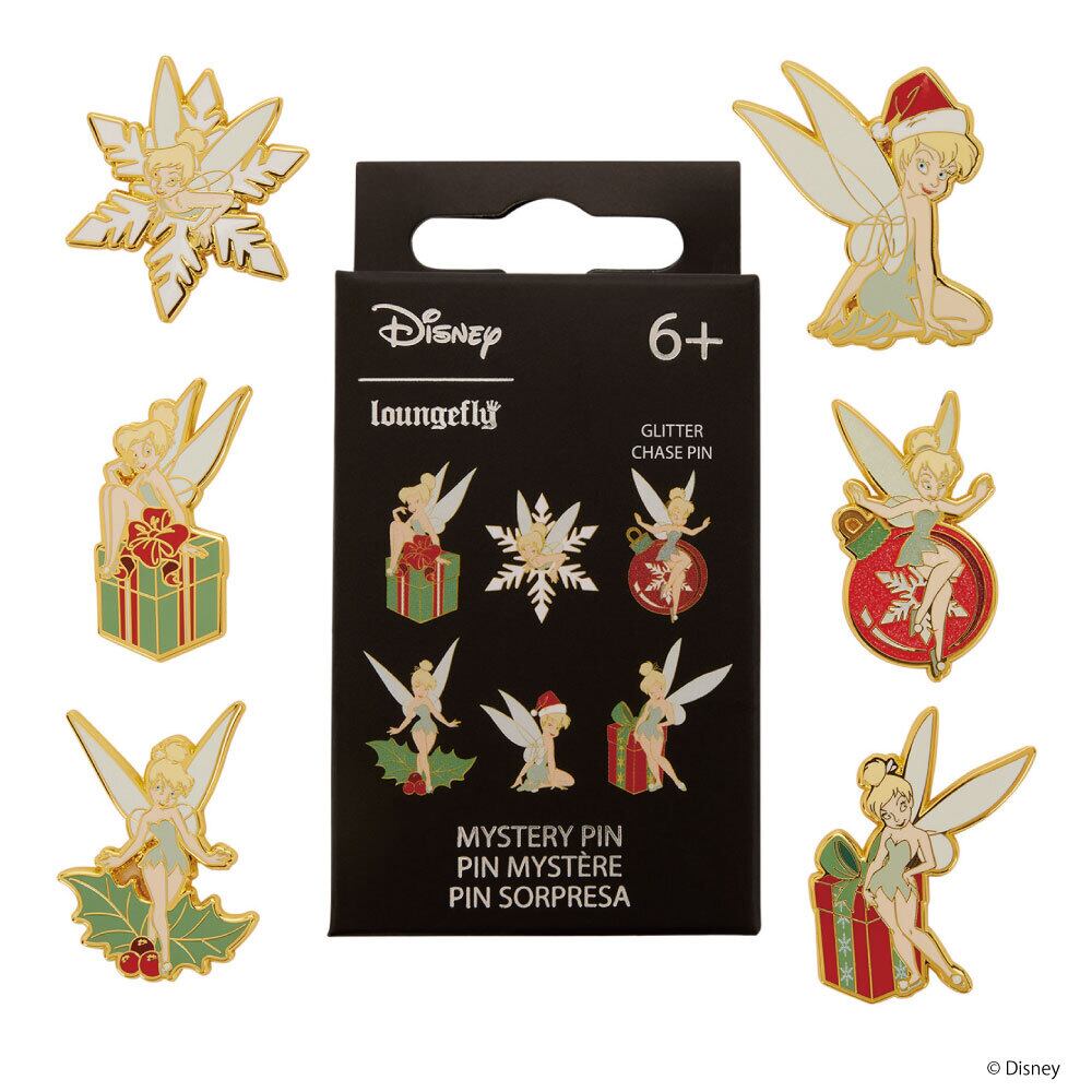 LF DISNEY TINKER BELL HOLIDAY MYSTERY BOX PINS EACHES_WDPN3932-EA