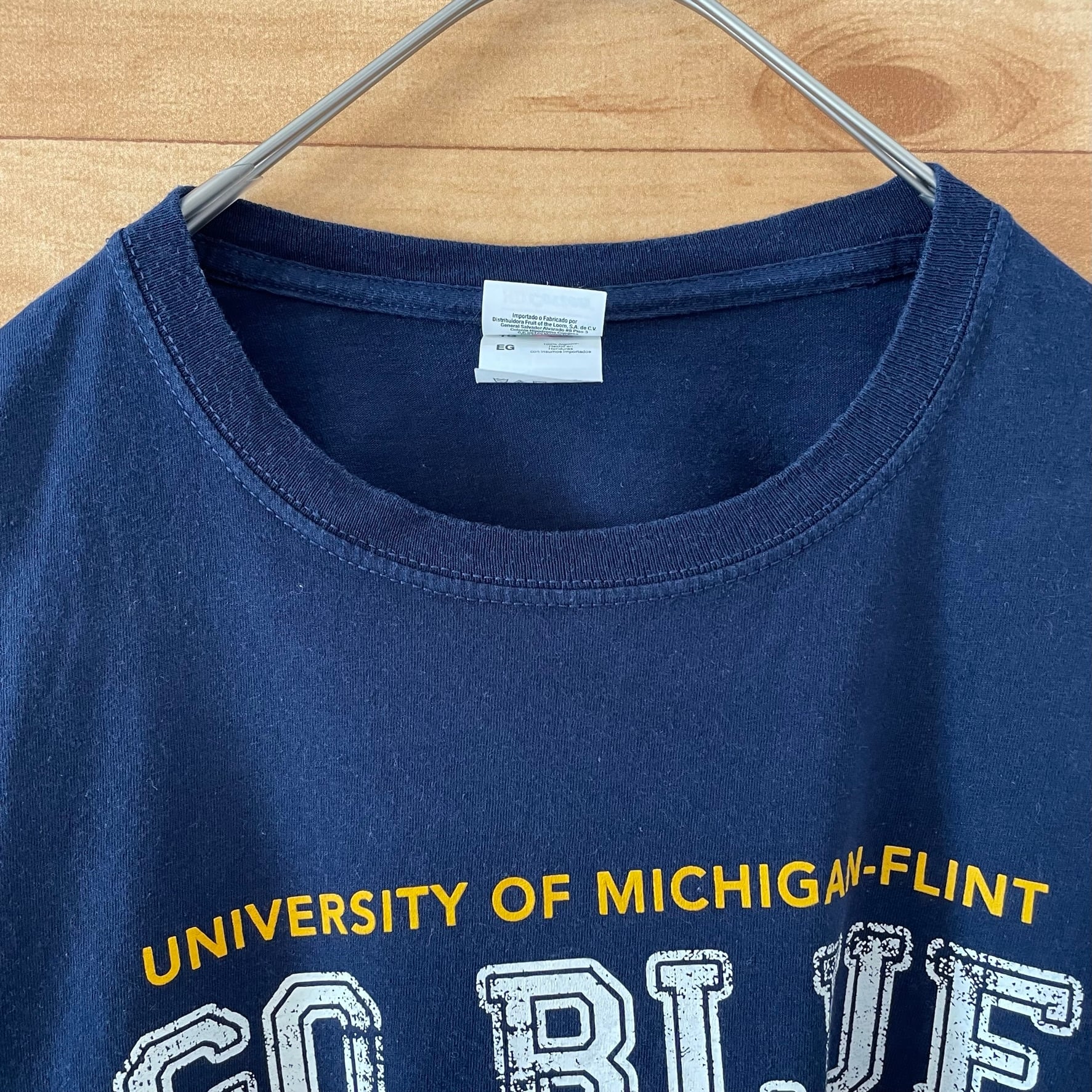 FRUIT OF THE LOOM】カレッジ ミシガン大学 Tシャツ ロゴ XL ビッグサイズ US古着 古着屋手ぶらがbest