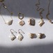 【展示品 伊勢丹浦和出品】バロックパール 鉱物原石ジュエリー 天然石 アクセサリー (No.3054)