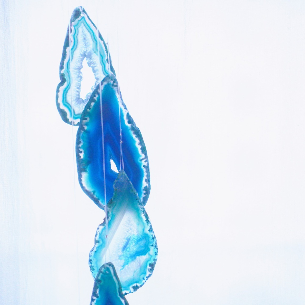 Summer Rain - アゲートヒーリングチャイム / Agate Sun Catcher Wind Chime 492