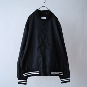 " Calvin Klein " line switching design nylon stadium jumper