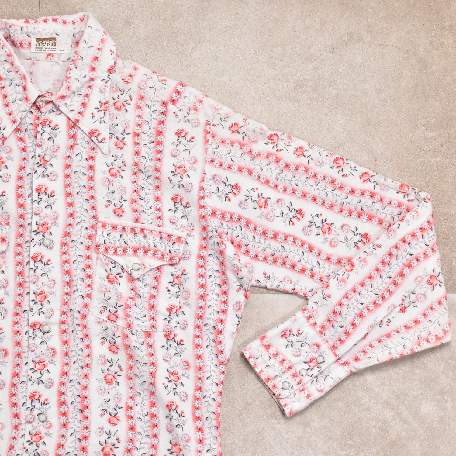 70s MONTGOMERY WARD western shirt | 古着屋 grin days memory 【公式 70s MONTGOMERY WARD western shirt | 古着屋 grin days memory 【公式