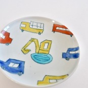 村田菜穂美作　五寸皿くるま　［2104130000775］