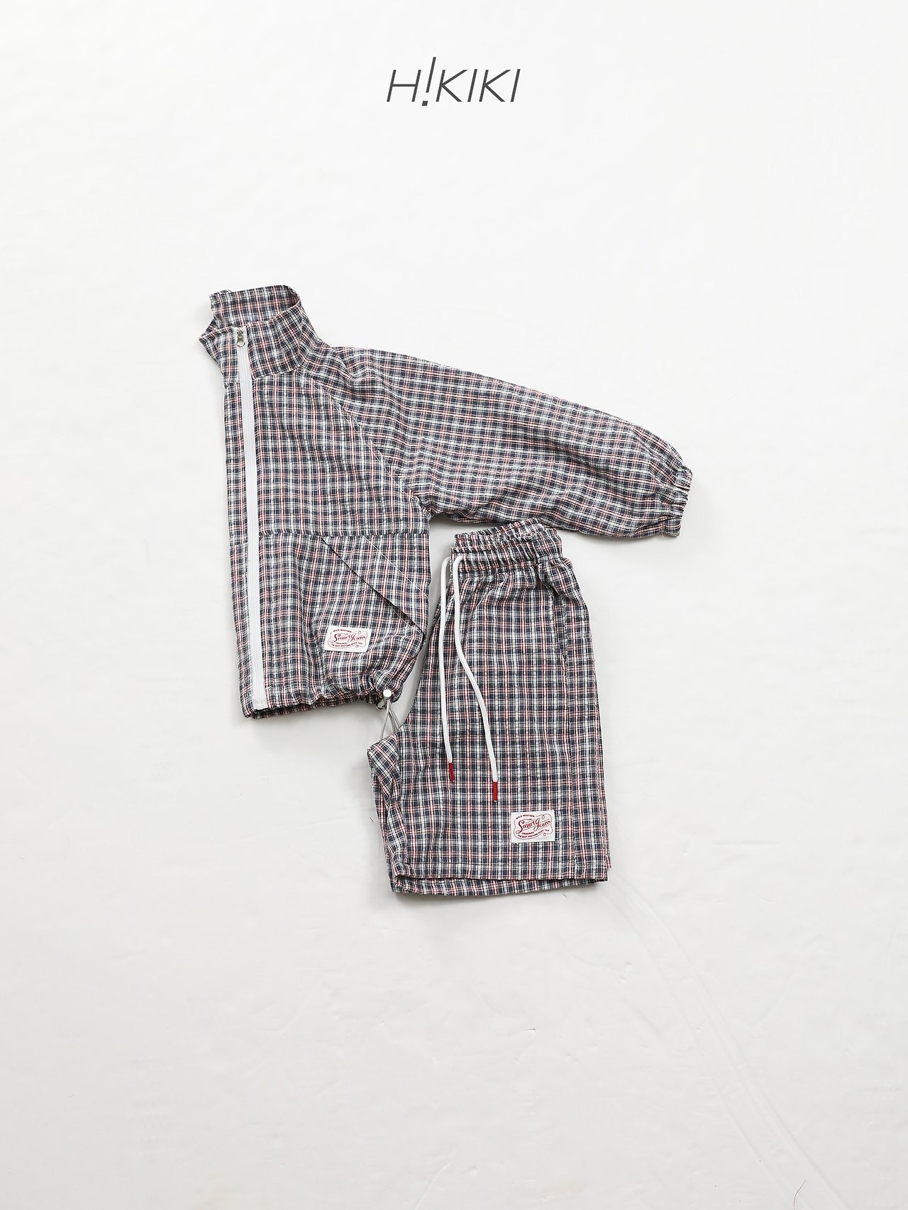 [H!KIKI] Plaid Bermuda Pants / [하이키키] 체크버뮤다팬츠