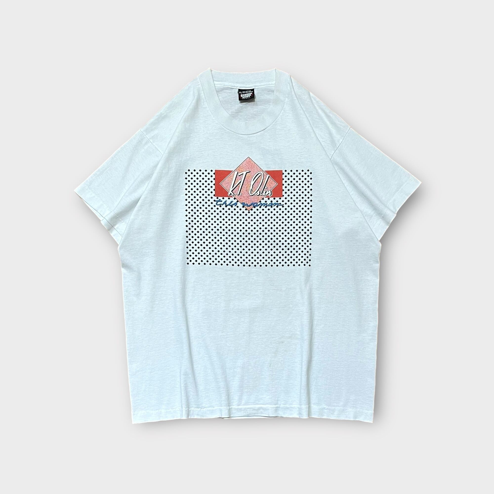 【Vintage】1980's "K.T.オスリン" ミュージックTシャツ MADE IN USA