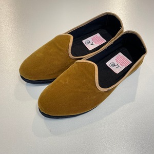 Lila&Fleur  ベロアシューズ  slip on shoes adult(22.5cm～24.5cm)　BROWN