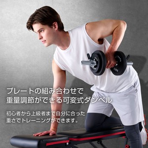ラバーダンベル 10kg WBF310