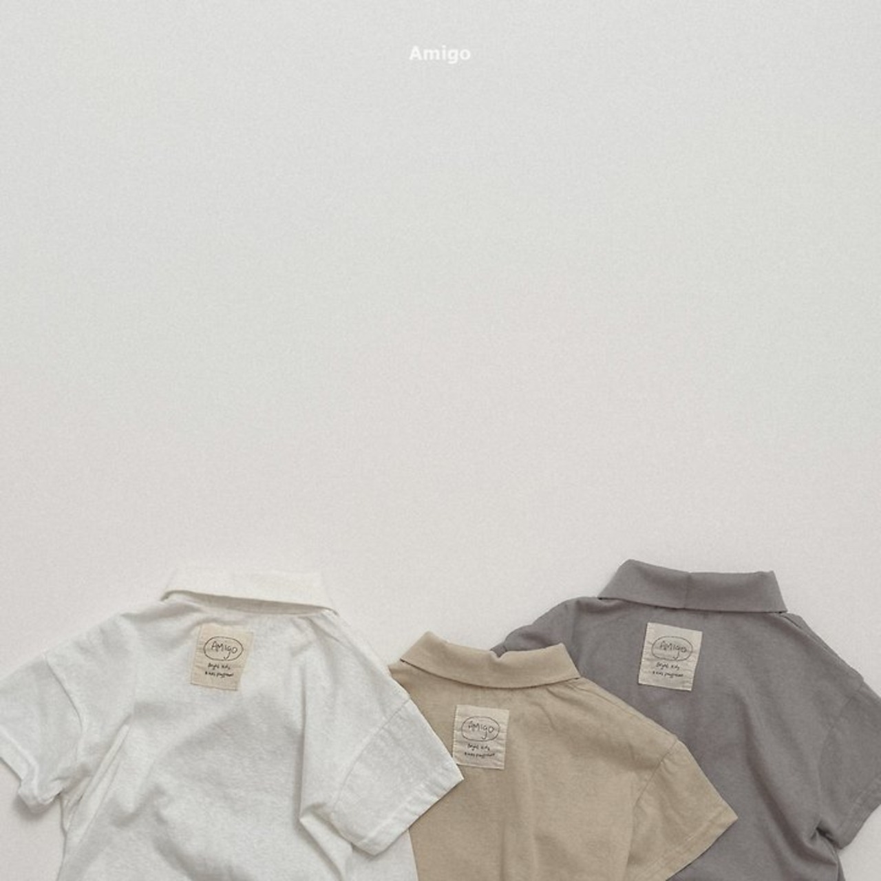【取寄/韓国直送】Amigo 26/SM スノーフラワーカラーTシャツ｜夏服｜韓国子供服