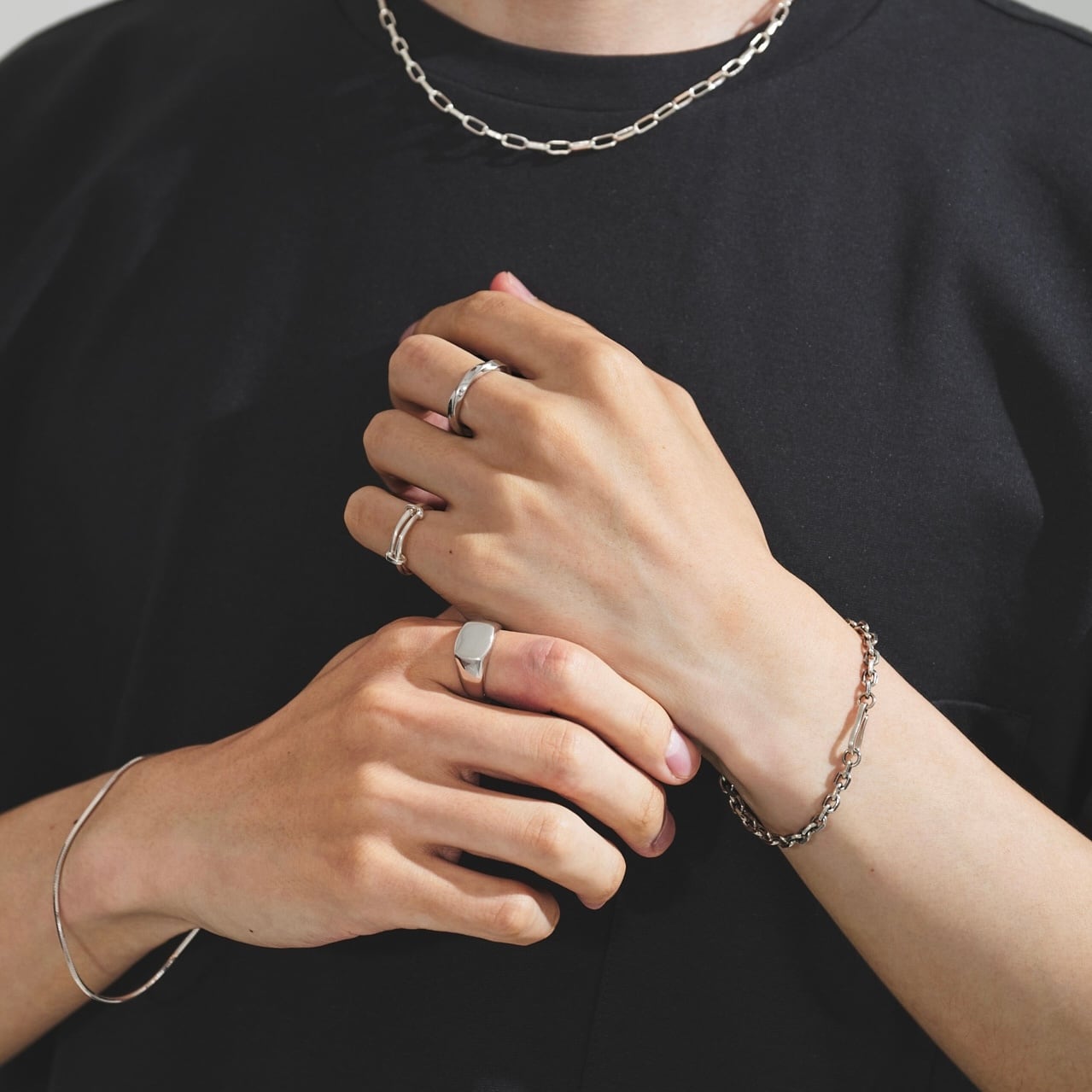 hook chain bracelet (B35) | Wanna shop